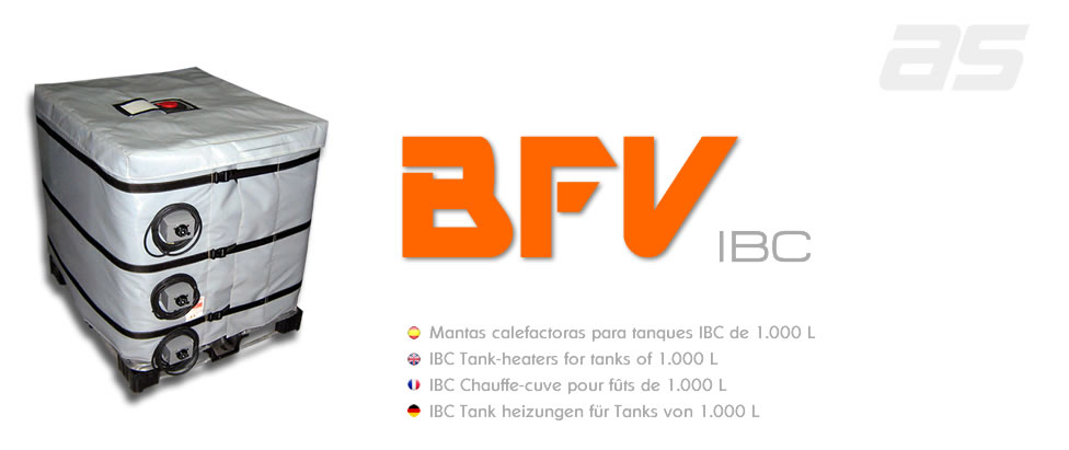 IBC tank-heaters for tanks of 1000 L (275 gal)