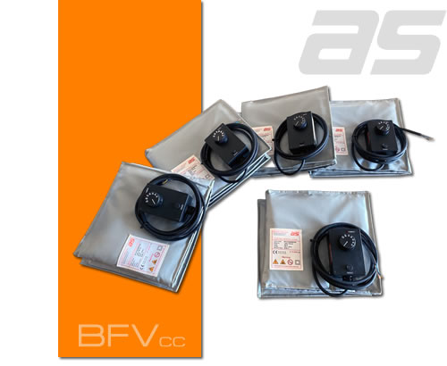 Manta calefactora BFV-CC para curado con termostato electrónico ET056